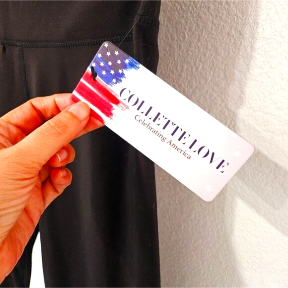 NWT Collette Love Black Leggings - Picture 6 of 8